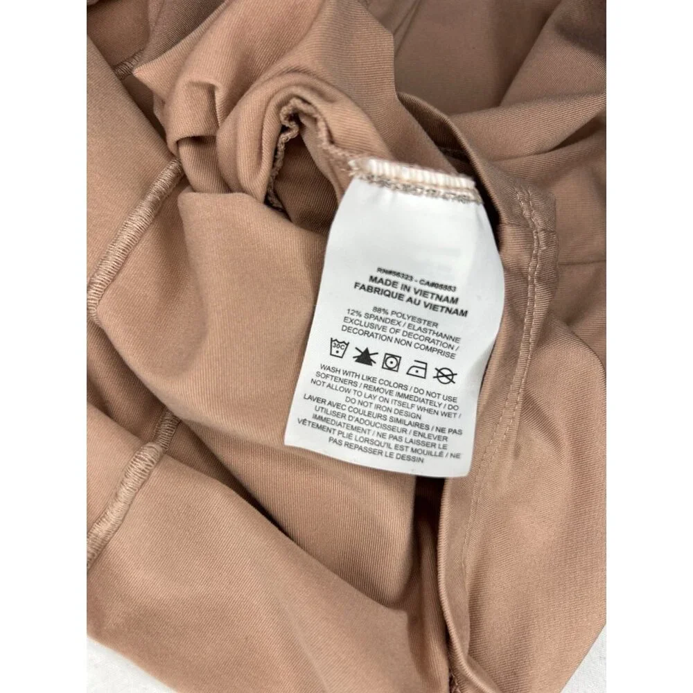 Nike Dri-Fit One Luxe Slim Fit Training Tank Top Women L  Peach Slinky Soft Cute